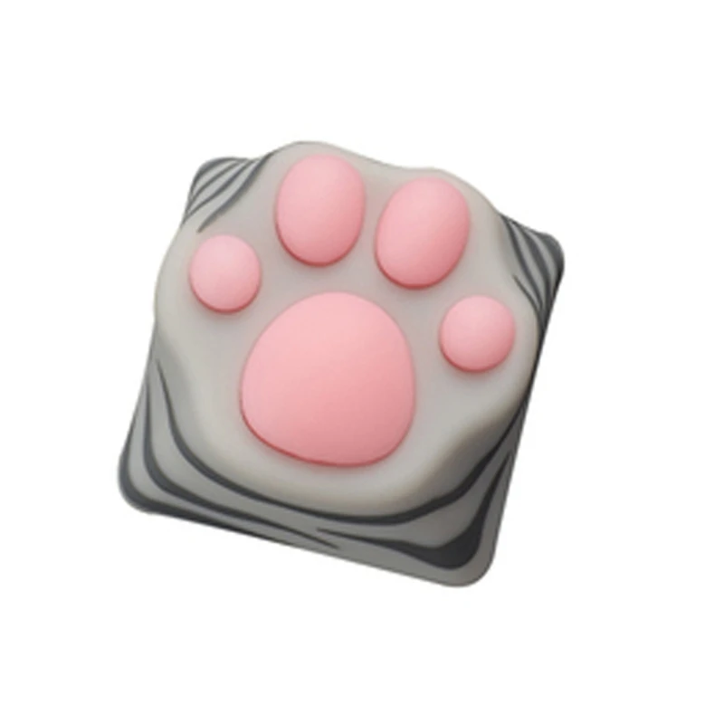 for Cherry MX Switches Silicone Cartoon for Cat Paw Keycap Paw 1 P