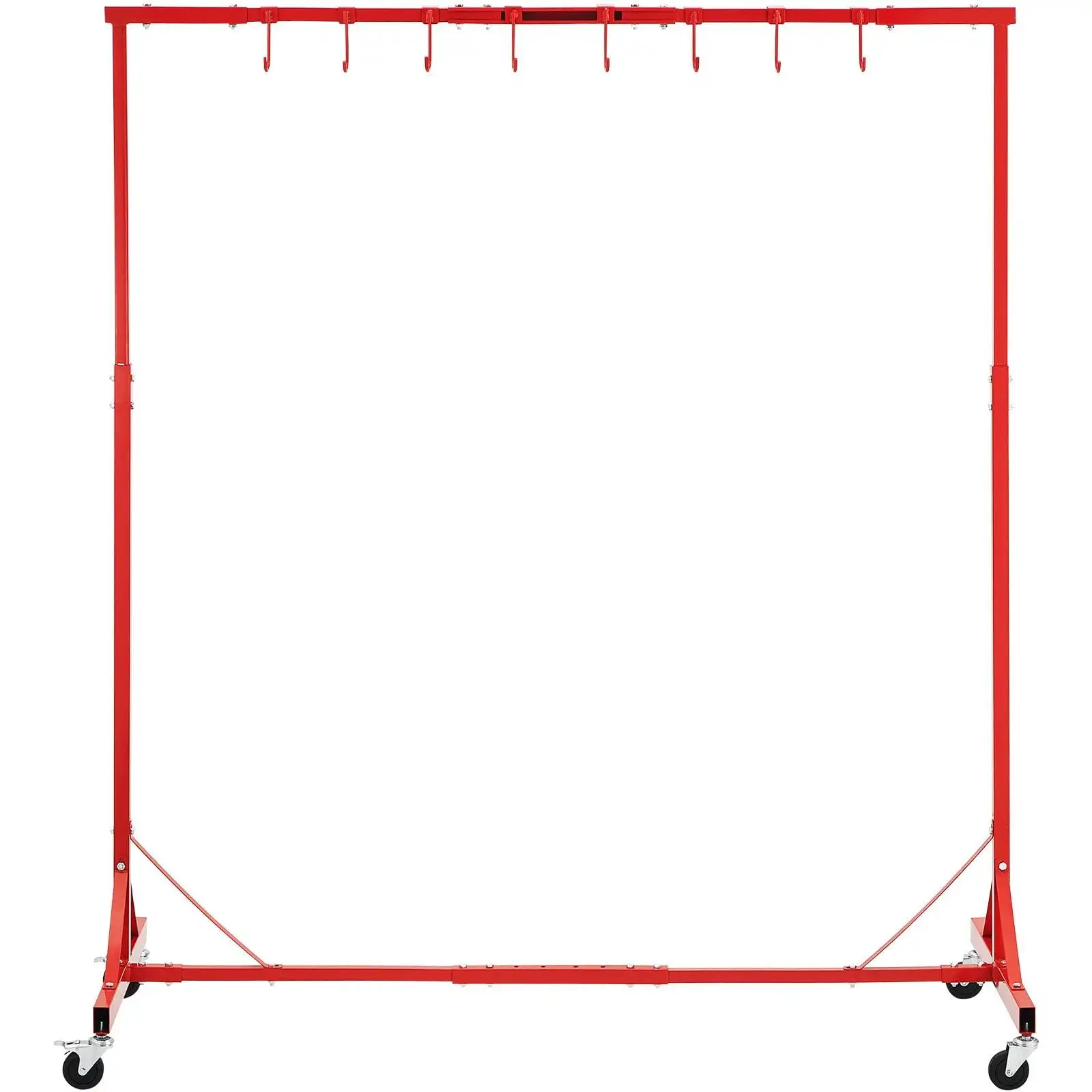 Newly Upgraded! Painting Rack Adjustable Paint Hanger 8 Hooks Auto Body Painting Stand