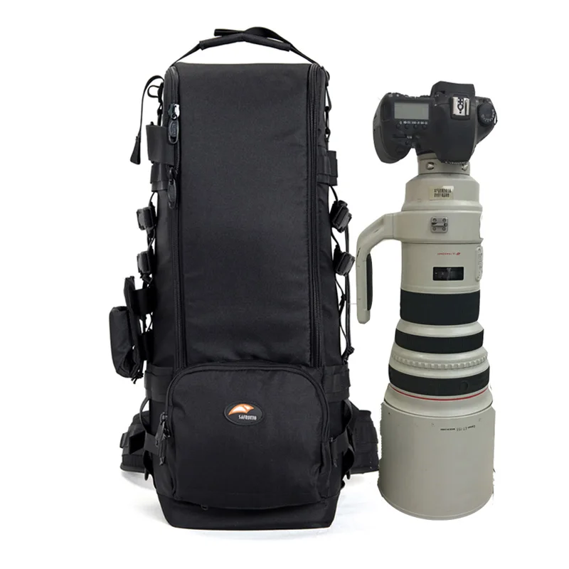 Bird-Shooting Cannon Lens Bag Telephoto Professional DSLR Lens Backpack Outdoor Travel Photography Bags for Canon Nikon 400 500