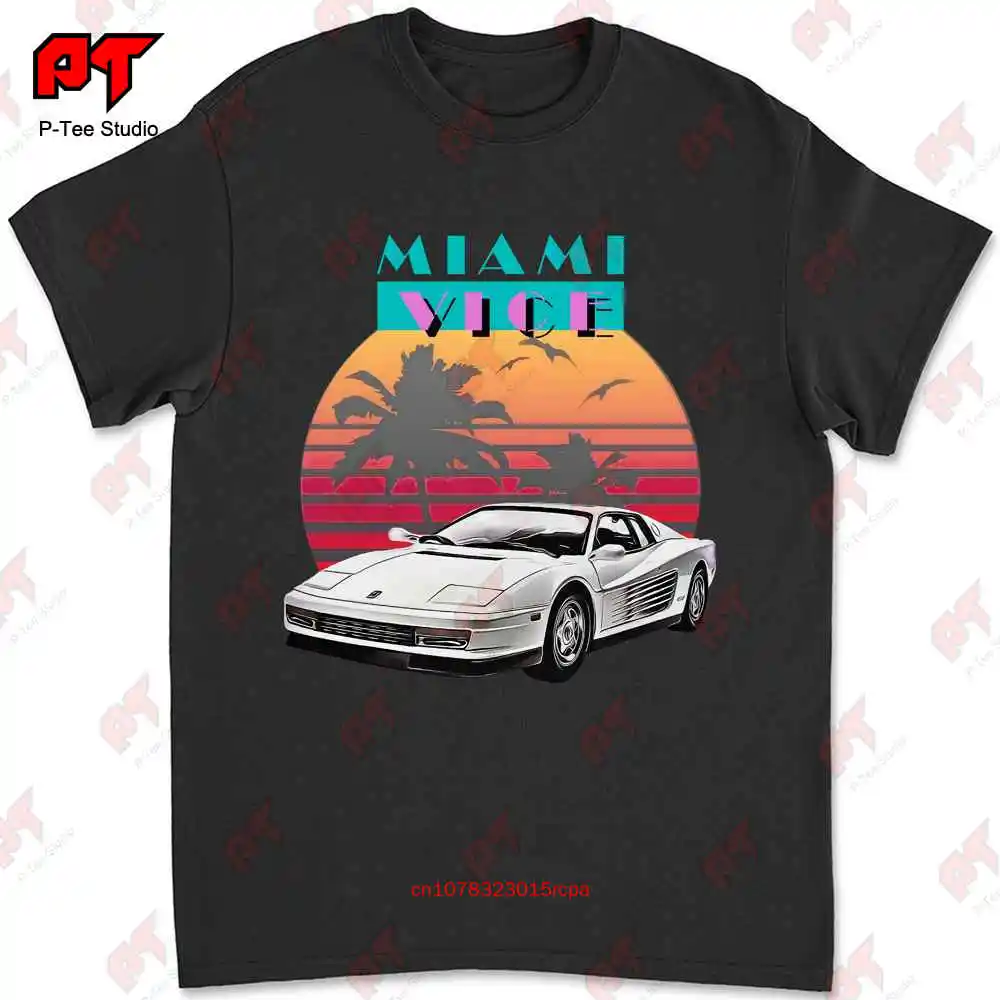 Fan Testarossa Miami Vice Memory Cool T-shirt NB1F