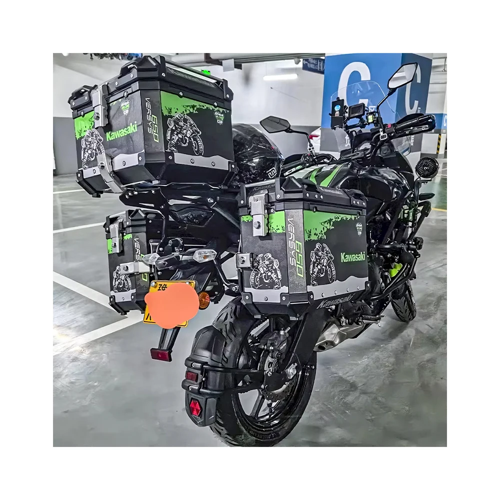 

For Versys 650 Carbon Steel Top Box bracket side box frame for Motorcycle Side Box versys 650 Accessories