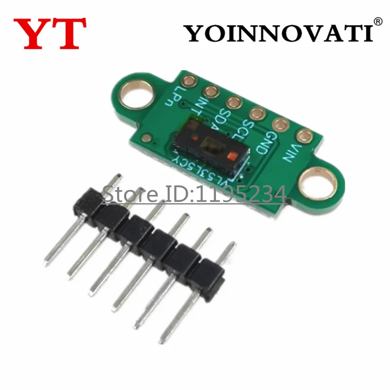 1PCS VL53L5X V2 TOF Wide Field of View Time of Flight Multi-Area Laser Ranging Sensor Module VL53L5CX