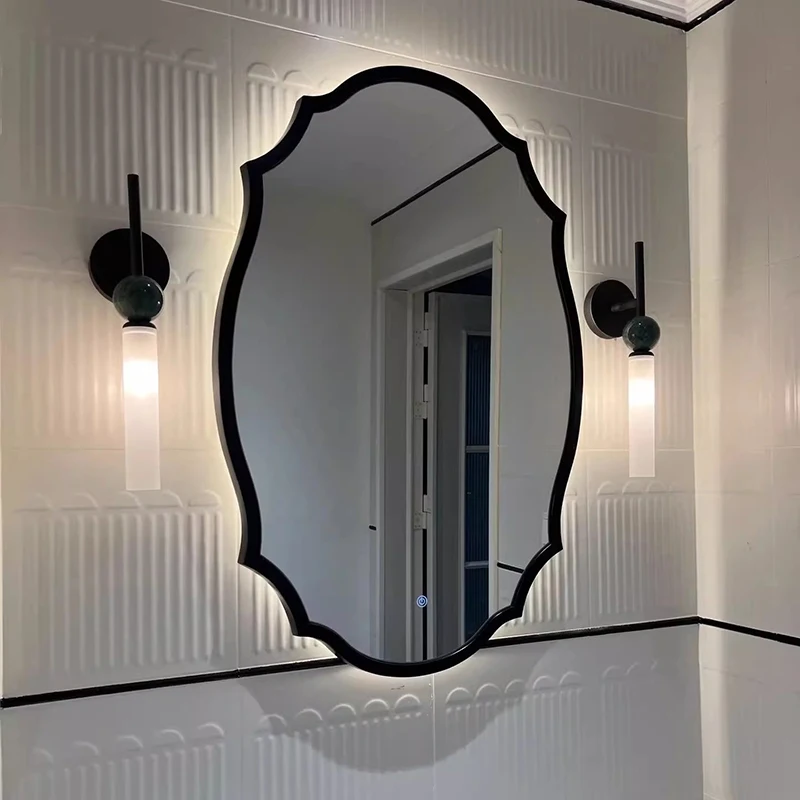 

Dressing Table Wall Mirror Long Standing Full Body Bedroom Nordic Living Room Mirror Modern Art Spiegel Wand Home Decorations