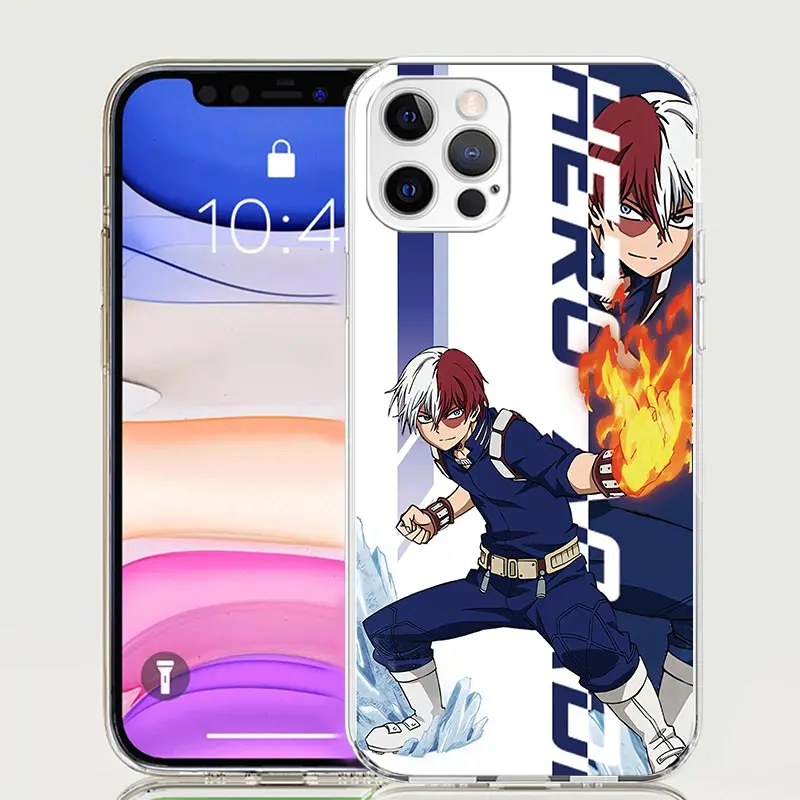 My Hero MHA Art Phone Case For iPhone 16 15 Plus 11 14 Pro Max 13 12 Mini XS X 7 8 + SE Pattern Customized Couqe Cover 11 12 13 image 6
