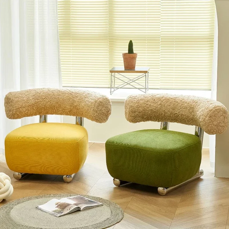 

Armless Fabric Cute Sofa Simple Designer Small Reading Nordic Sofa Human Floor Muebles Para Salas Modernos Living Room Furniture