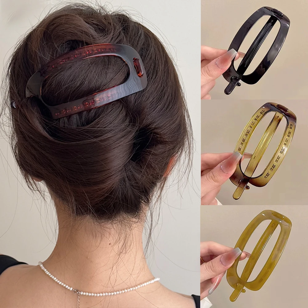 Large Size Duckbill Hair Clip For Women Korean Ponytail Hair Bun Buckle Girls Party Makeup Hairpin Headwear Hair Accessories