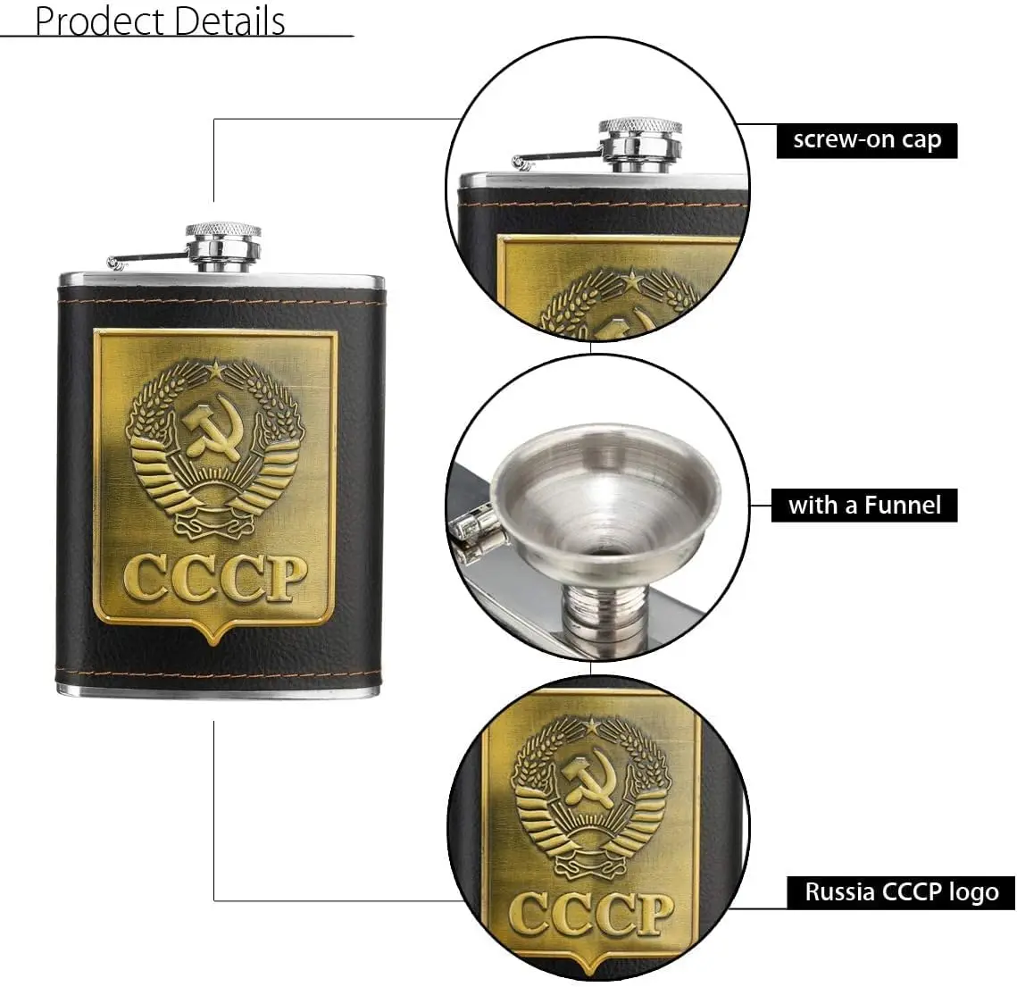 8oz Portable Pocket Hip Flask Outdoor Travel Stainless Steel Flask Whiskey Drink Alcohol Flasks 8oz Steel Hip Flask Flagon