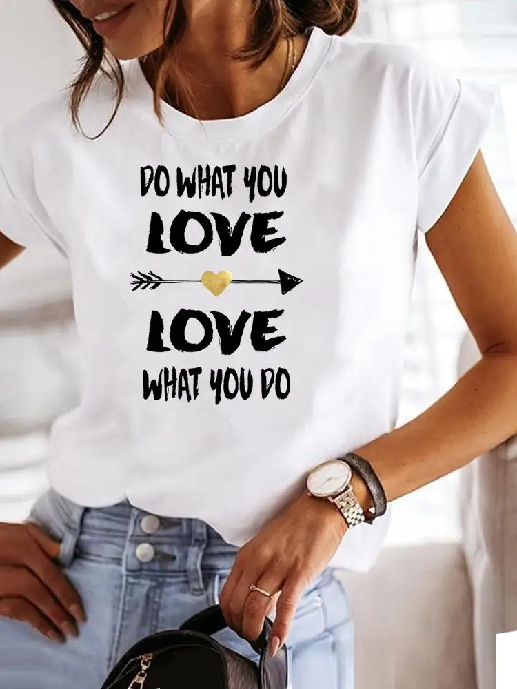 Star Lovely Style Trend Clothing Fashion Tee Women T-shirt Summer Short Sleeve Print Clothes Graphic T Shirt Female Top