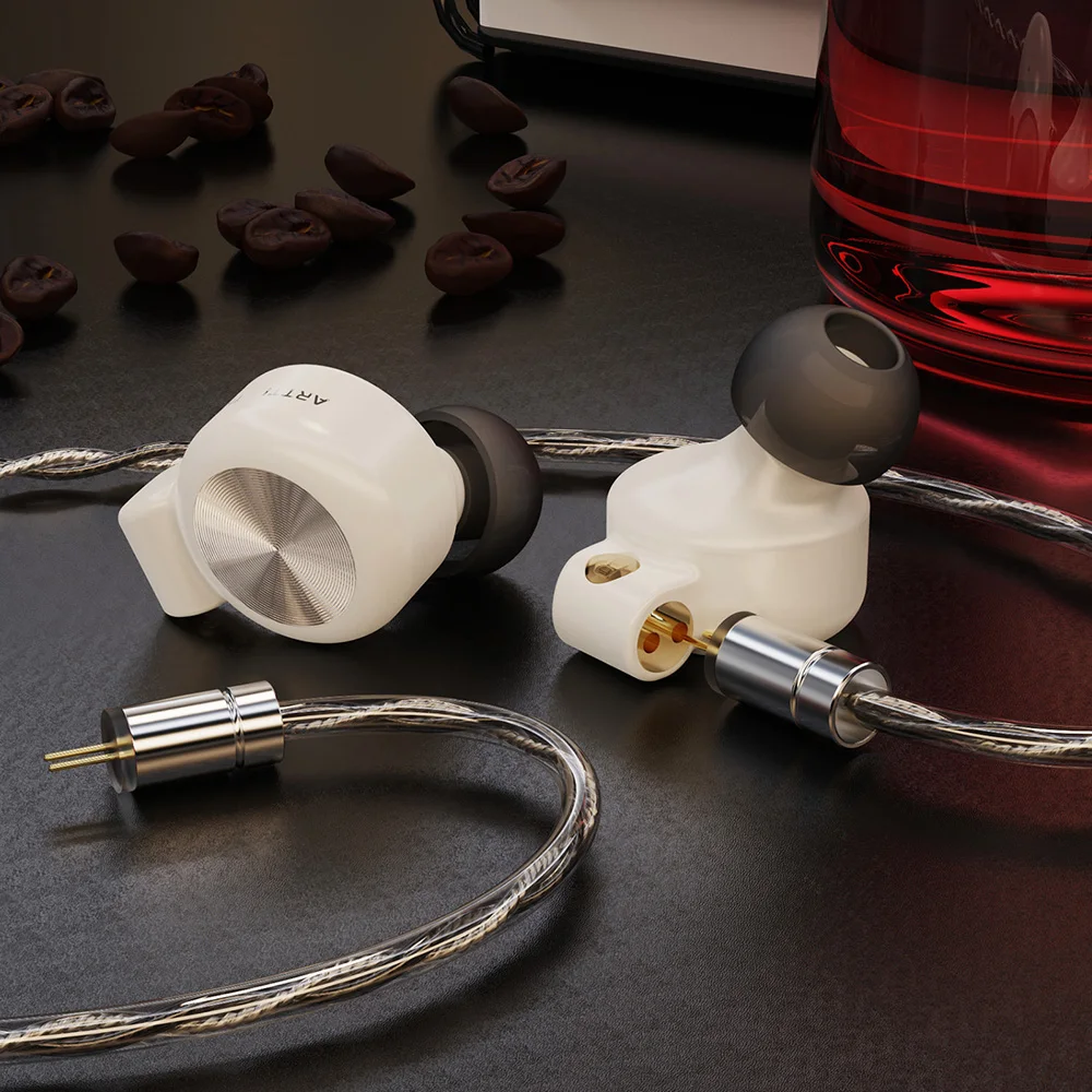

ARTTI T10 In-ear Earphone HIFI 14.2mm Planar Driver Headset with Detachable 0.78 2pin Connector 3.5/4.4mm Plug Cable Earphone