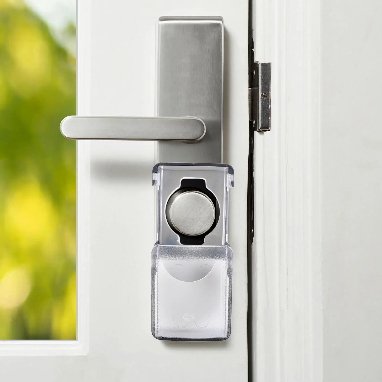 Child Door Safety Lock Matte Finish Baby Proof Protective Door Lock Cover Multifunction Prevent Locking for Kid Safety