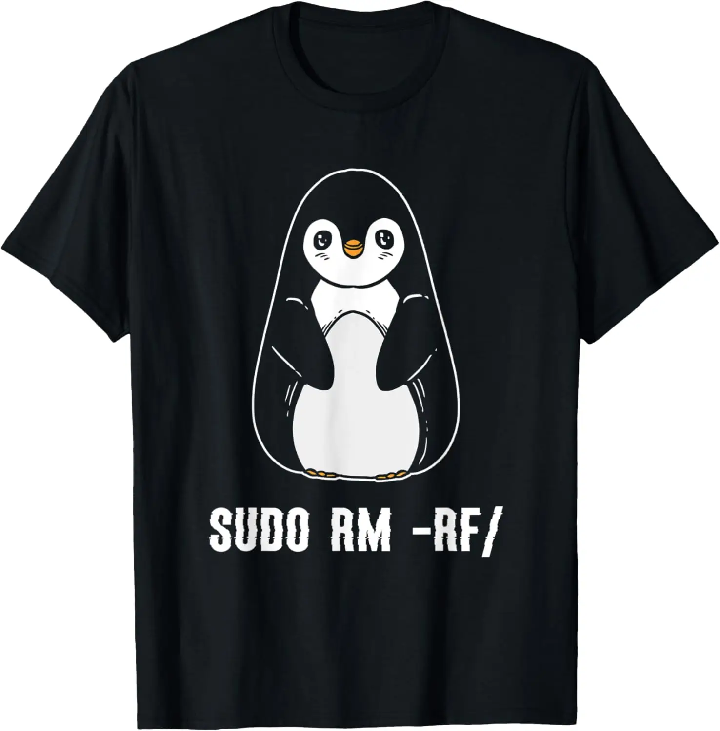 

футболка с компьютерным программистом sudo rm-rf/Linux