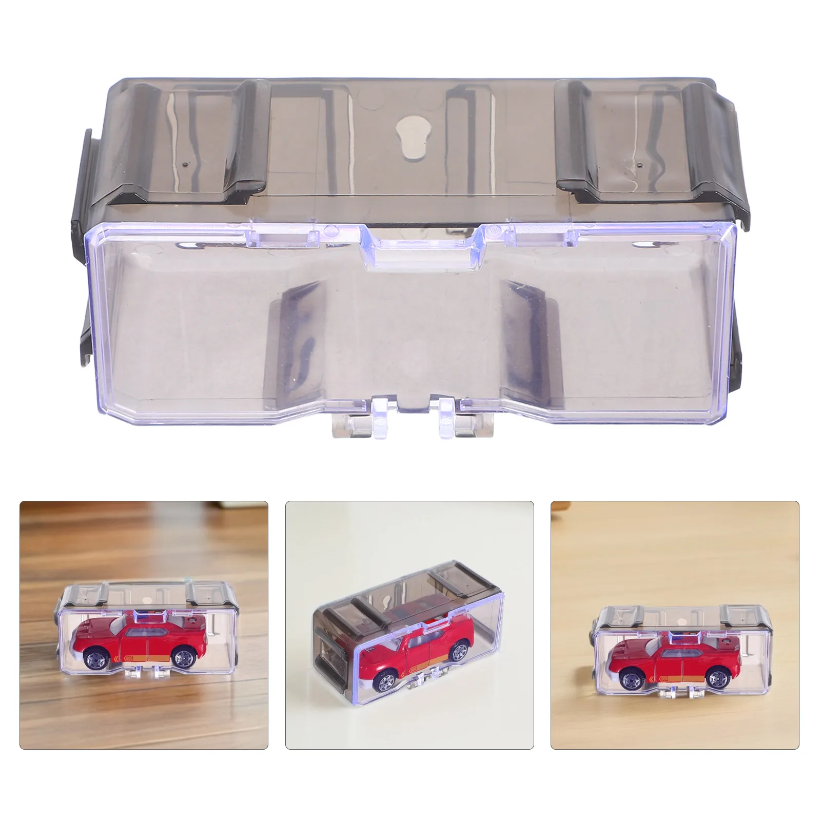 

20pcs Clear Car Display Case Stackable Storage Organizer 1/64 Vehicles Transparent Plastic Box For Collectors Space