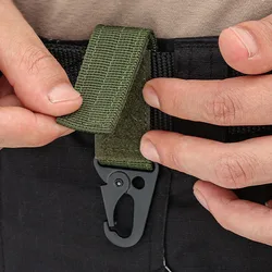 Carabiner High Strength Nylon Key Hook Military Webbing Buckle Hanging System Belt Buckle Hanging Camping Metal Accessories