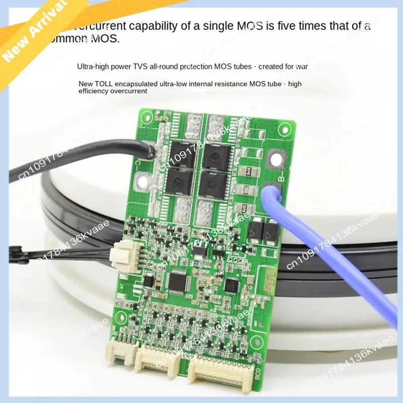 M01K Built-In Bluetooth Smart 10-17 Series Lithium Battery Protection Board 40A Ternary Same Port Protection Board