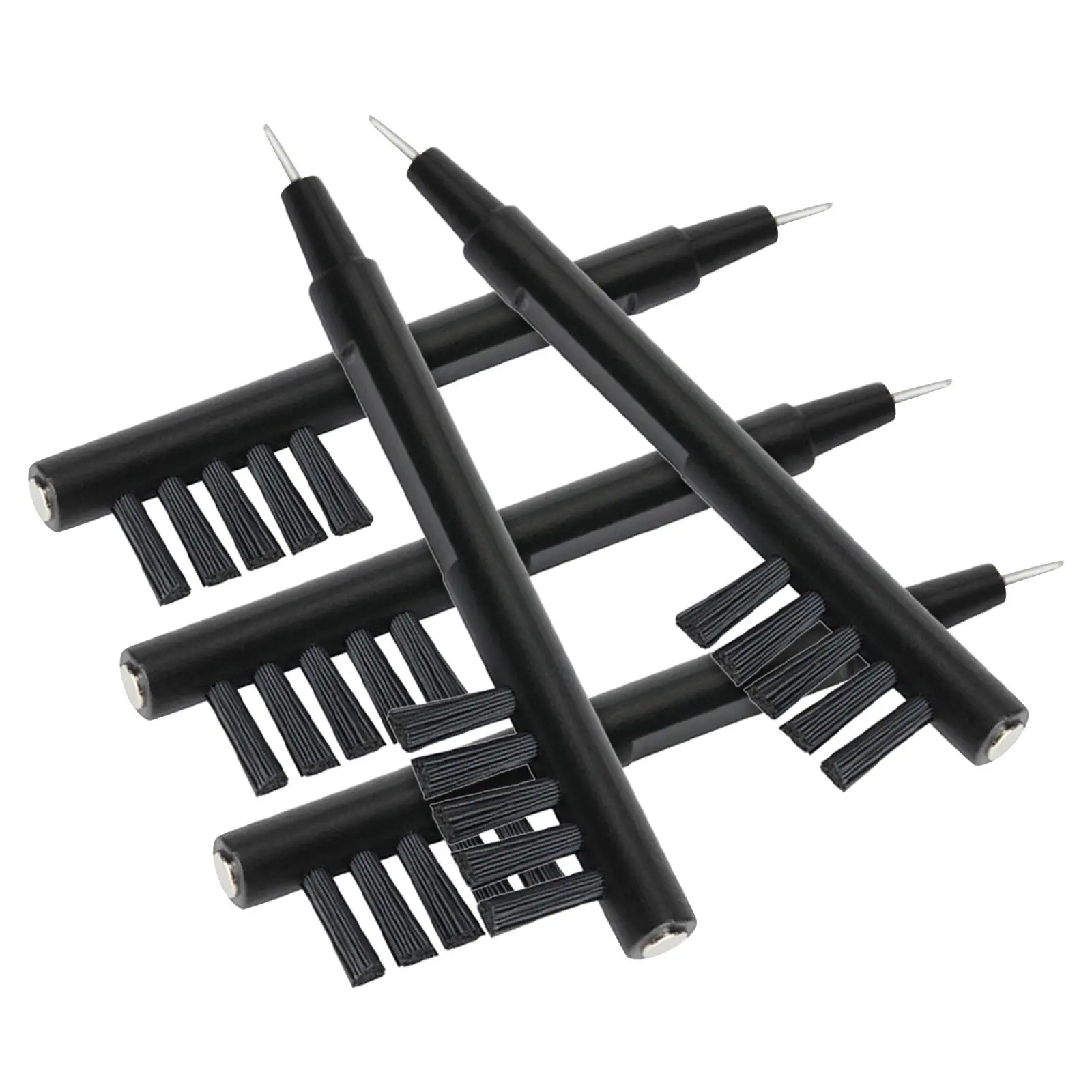 5Pcs Hearing Amplifier Cleaning Brush Premium Material U-Shaped Magnet Earwax Removal Tool Hearing Aid Cleaner