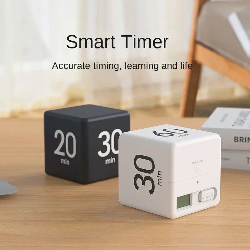 Rubik's Cube Timer, Cooking Countdown Reminder, Mini Kitchen Alarm Clock, Time Management