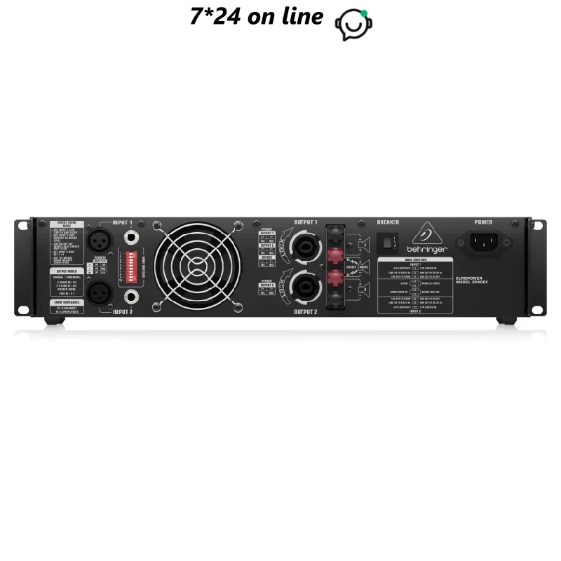 

Professional 4000W Stereo Power Amplifier with ATR (Accelerated Transient Response) Technology