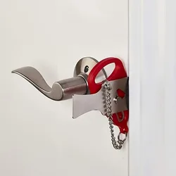 1pc Portable Door Lock For Travel Essential,Providing Better Security And Privacy Protection For Rental Room, Hotel And Home
