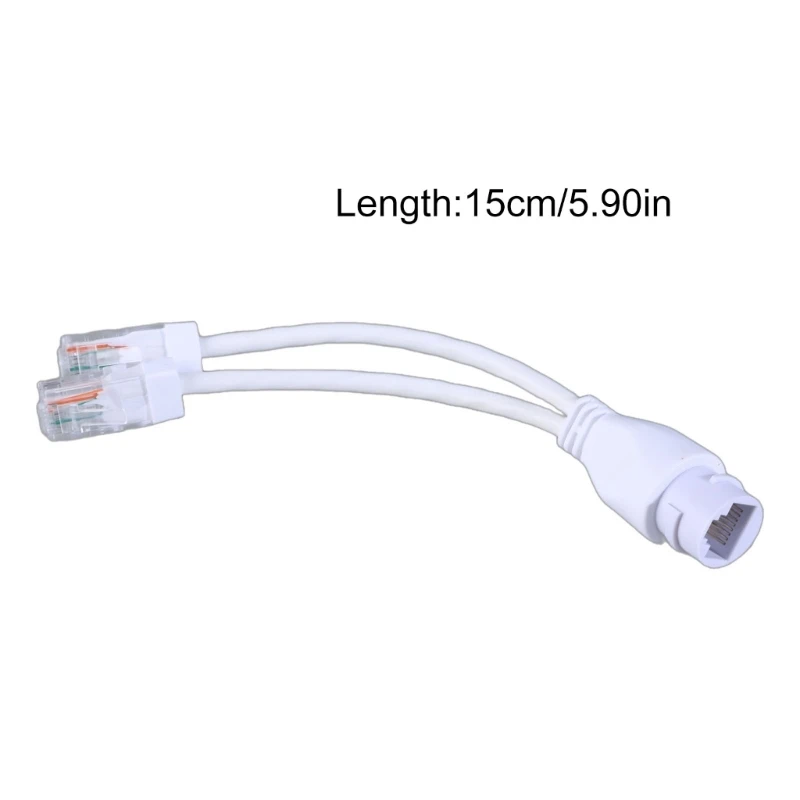 POE Splitters 1-To-2 Saving Networking Cable Three-way RJ45 Connectors For Security Camera Routers Security Camera