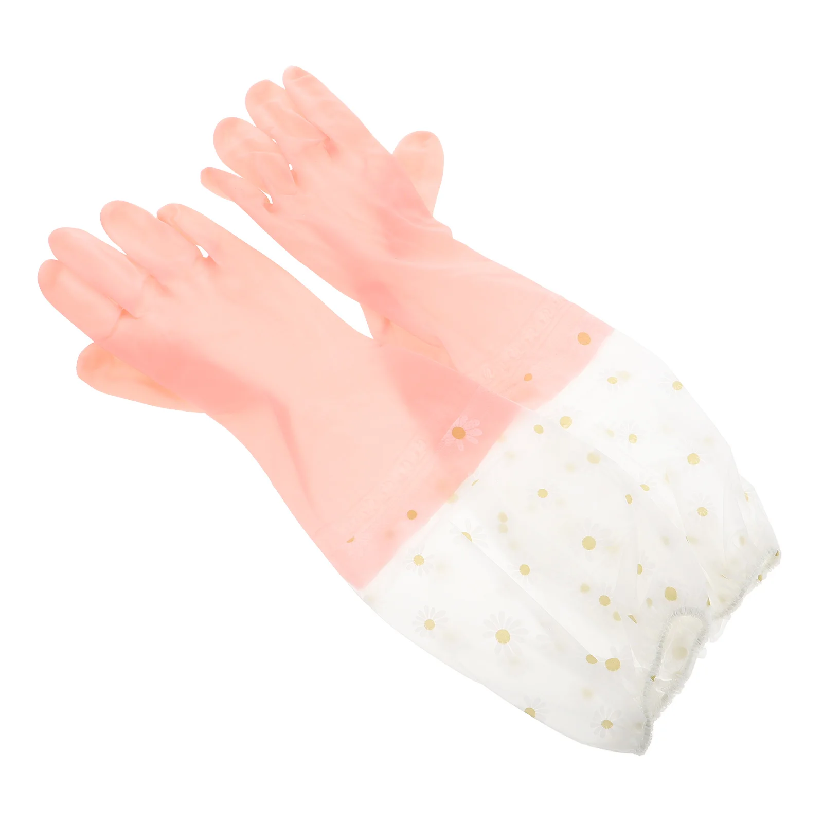 

Reusable Thick Rubber Dishwashing Gloves Non-Slip Long Lasting Kitchen Cleaning Gloves For Washing Dishes Vegetables
