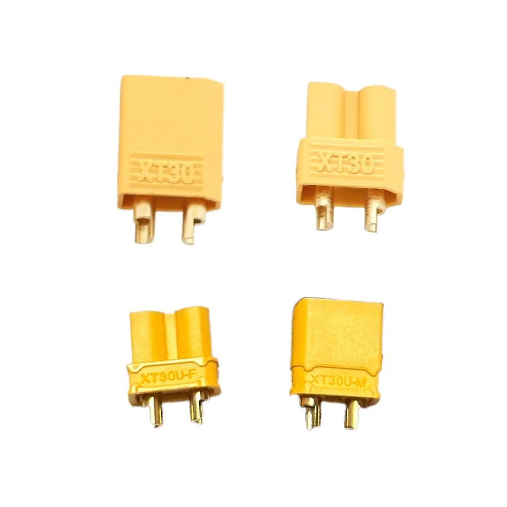 5 /10 Pair XT30 XT30U Male Female Bullet Connector Plug the Upgrade  For RC FPV Lipo Battery RC Quadcopter ESC
