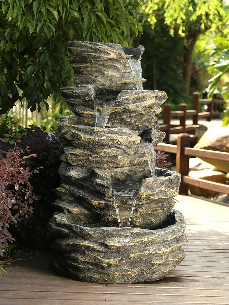 

Creative Fish Pond Large Balcony Living Room Floor Stand Decoration Bonsai