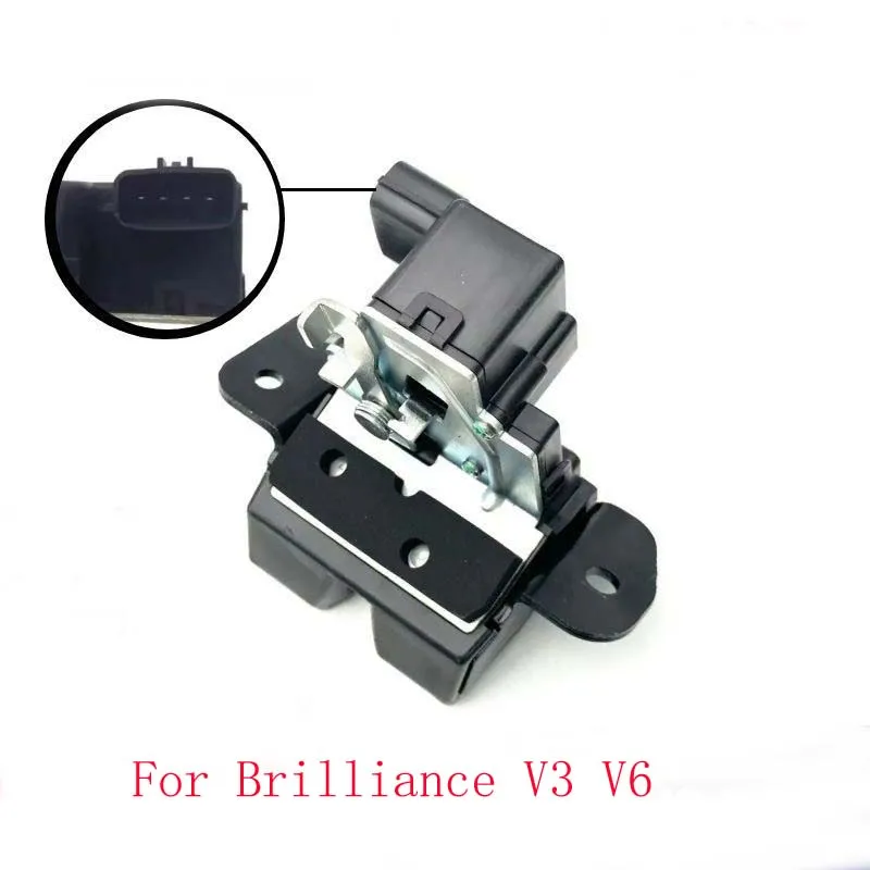 Rear Tailgate Lock Latch Trunk Lid Lock Mechanism With Motor For Brilliance V3 V6