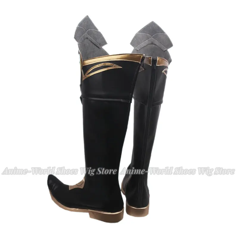Novo jogo genshin impacto cosplay sapatos genshin impacto al haitham cosplay botas carnaval sapatos de halloween para mulheres