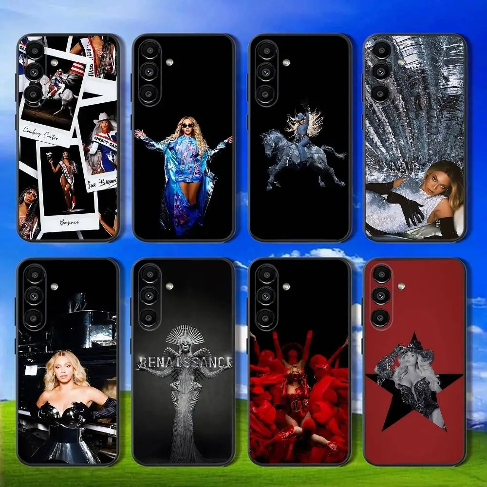 

Singer B-Beyonce Phone Case For Samsung Galaxy A13,A21s,A22,A31,A32,A52,A53,A71,A80,Soft Black Shell