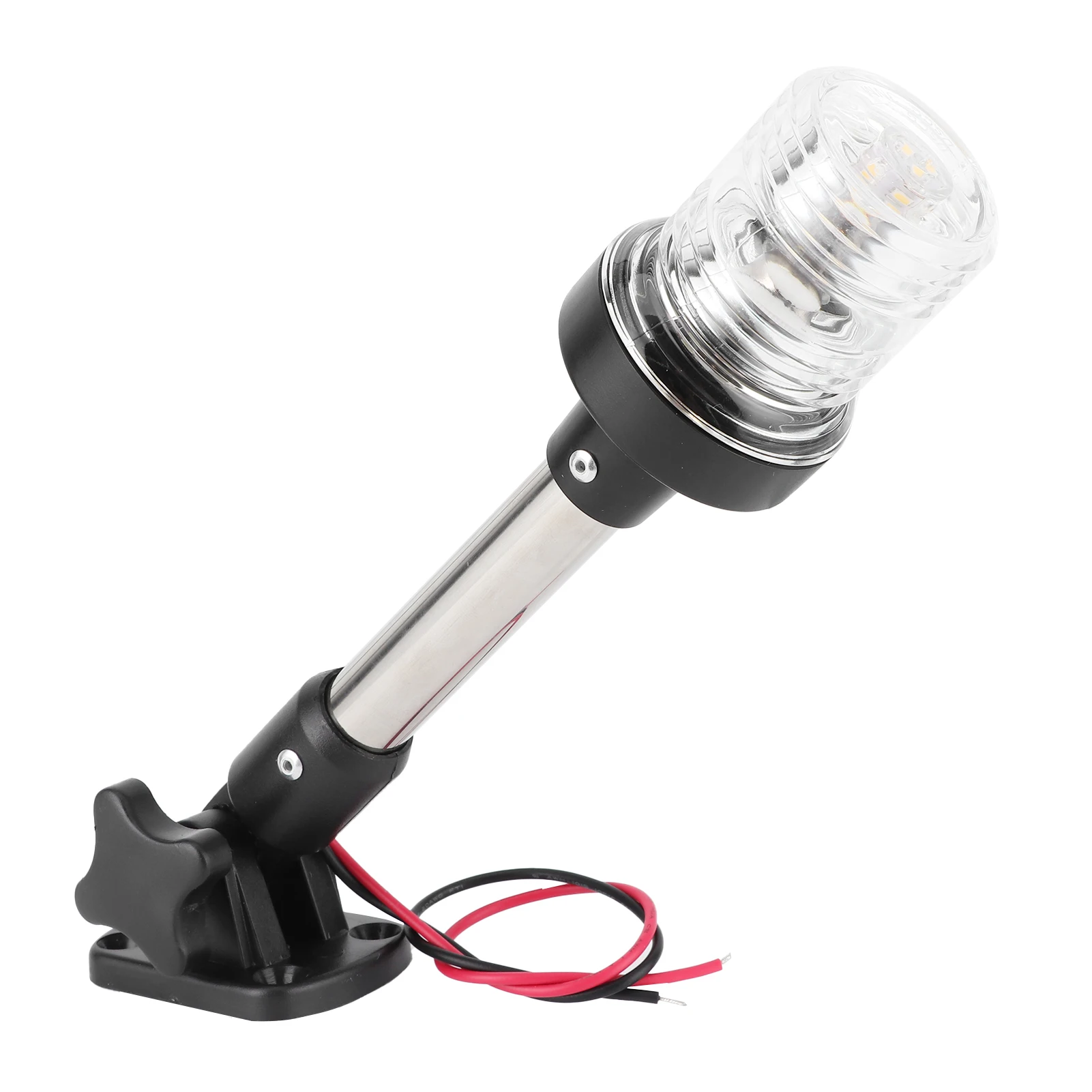 Foldable LED Navigation Anchor Light 4000-4500K 360 Degree All Round for Marine Boat Yacht RV 12V 24V Signal