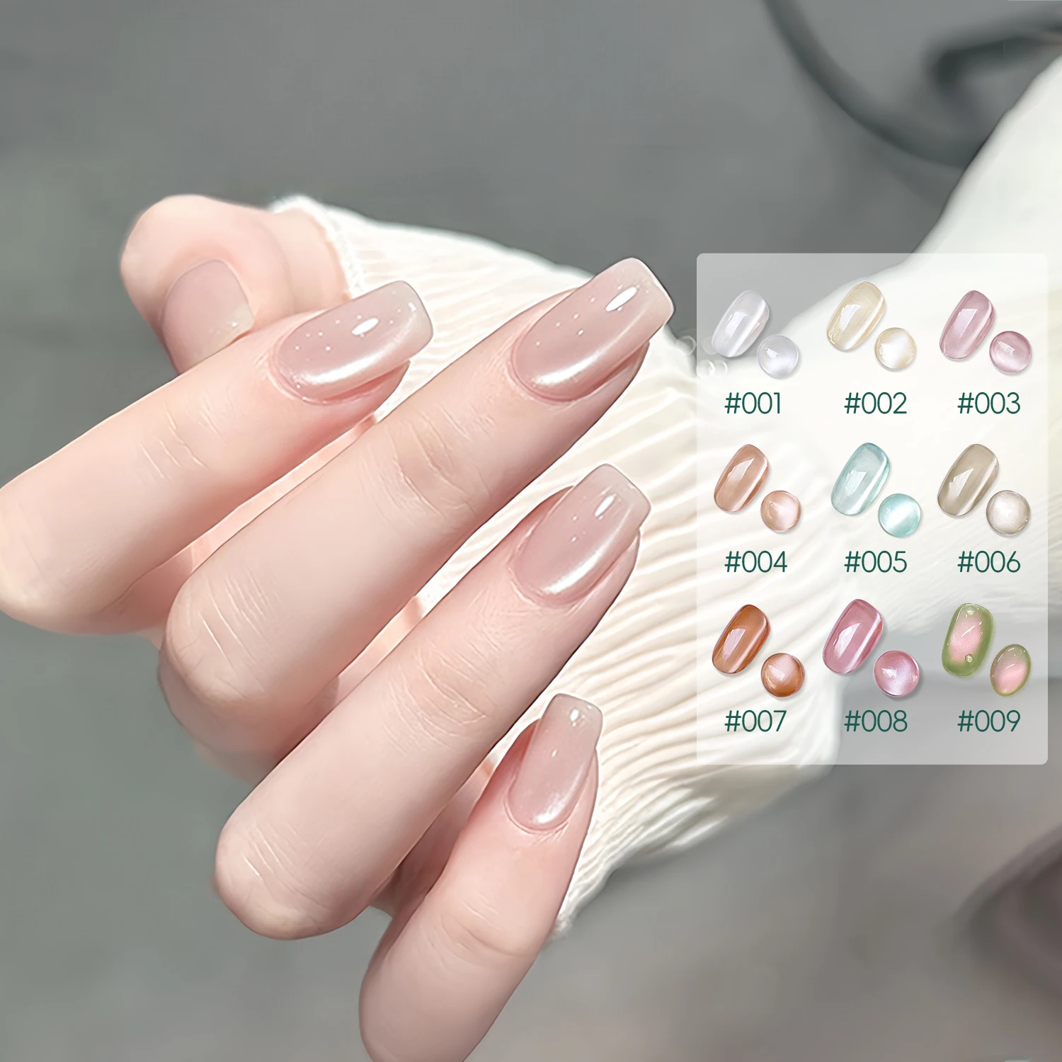 Nailpop 7.5 مللي طلاء أظافر جل عين القطة وردي أخضر نقع قبالة بريق المجسم المغناطيسي طلاء الأظافر صالون تجميل الأظافر لتقوم بها بنفسك في المنزل