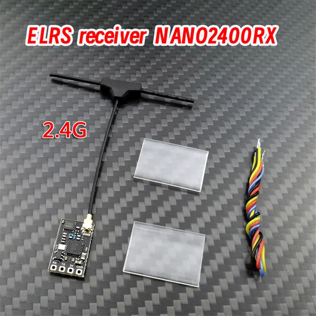 ELRS NANO RX24 2.4G Receiver ExpressLRS 2400RX High Refresh Rate CRSF for RC FPV Traversing Drones Parts