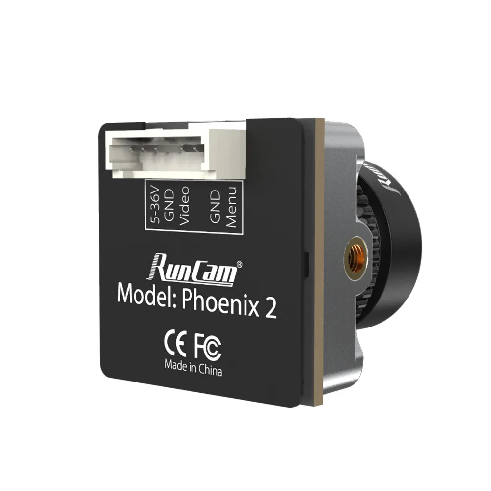 RunCam-cámara cruzada para todo tipo de clima Phoenix 2, cámara de gran apertura, latencia 1000 TVL, baja luz