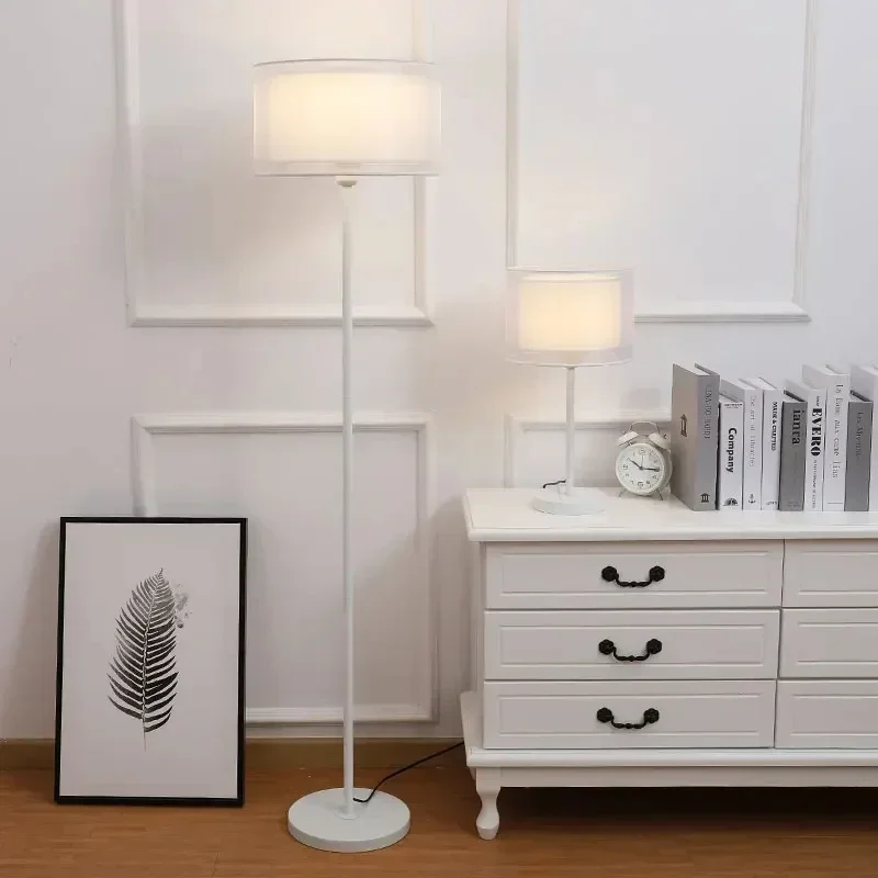 Imagem -04 - Nórdico Vertical Led Floor Lamp Led Table Lamp Table Lamp Personalidade Criativa Simples Moderno Quarto Cabeceira Sala de Estar Sofá