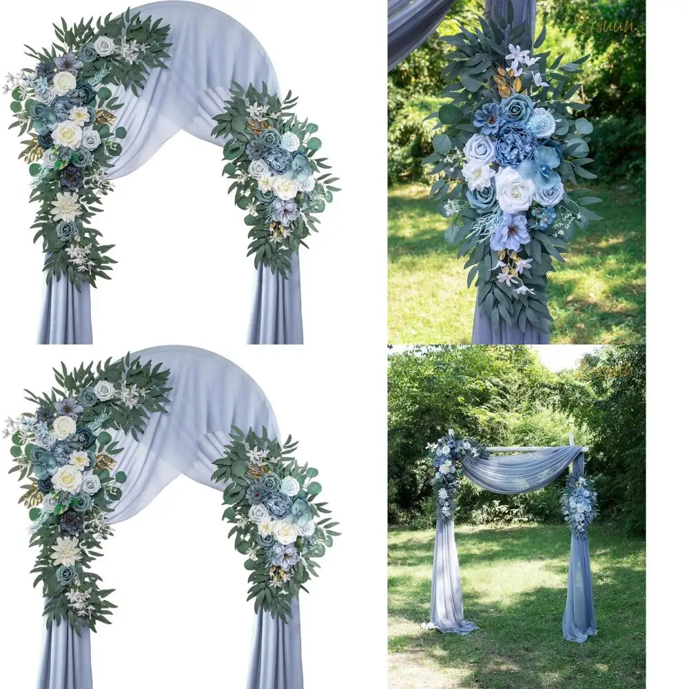 

Double Pack Artificial Wedding Arch Flowers for Bohemian Style Ceremony Decor
