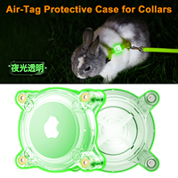 Protective Case for AirTag GPS Tracker Waterproof Scratch Resistant Size Compatible Pet Collar for Luggage Backpack Pets Dog Cat