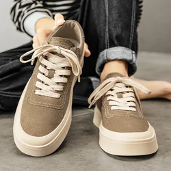 Genuine leather Original Skateboard Shoes Men Fashion Sneakers Men Streetwear Suede Platform Shoes Men Designer Skate Sneakers