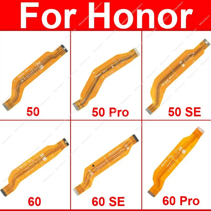 

Разъем материнской платы, гибкий кабель для Huawei Honor 50 60 Pro 50SE 60SE, материнская плата, гибкая лента, детали