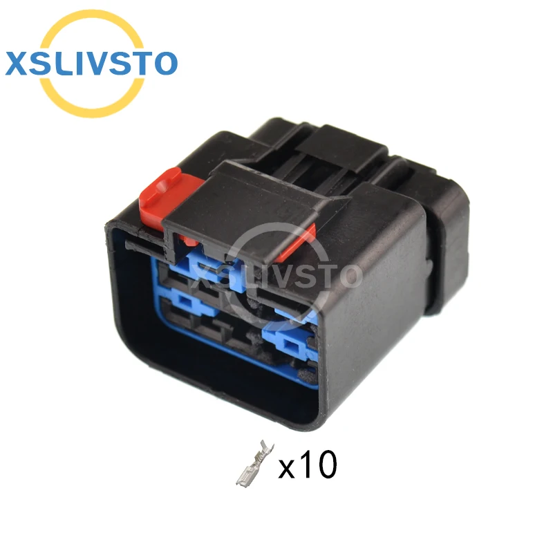 10 Pin 2.8mm female auto waterproof wiring harness plug connector 54201009 54201016  For ford Cummins