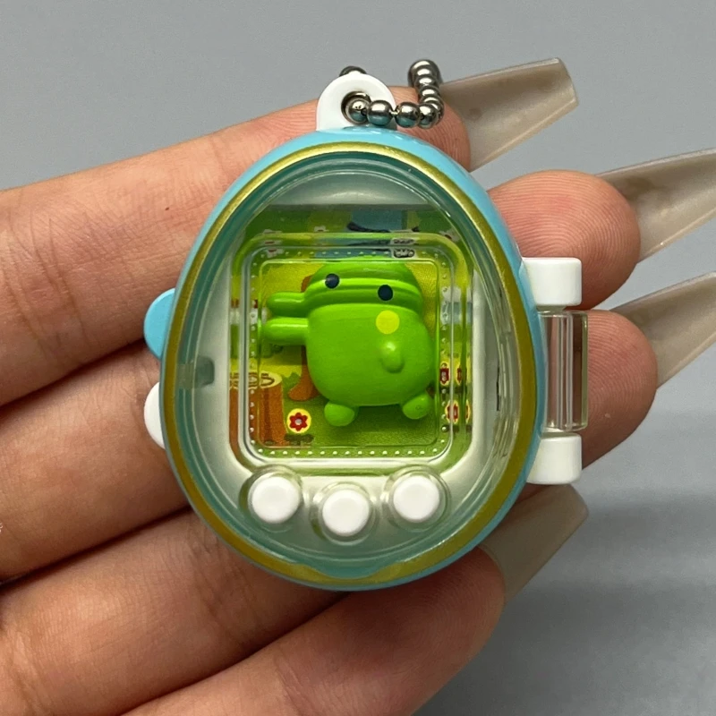 แทมาก็อตจิของแท้จาก Ins Stock รุ่นโบราณ รุ่นที่สี่ แบบจี้ห้อยคอ ลายการ์ตูนน่ารัก ของตกแต่ง