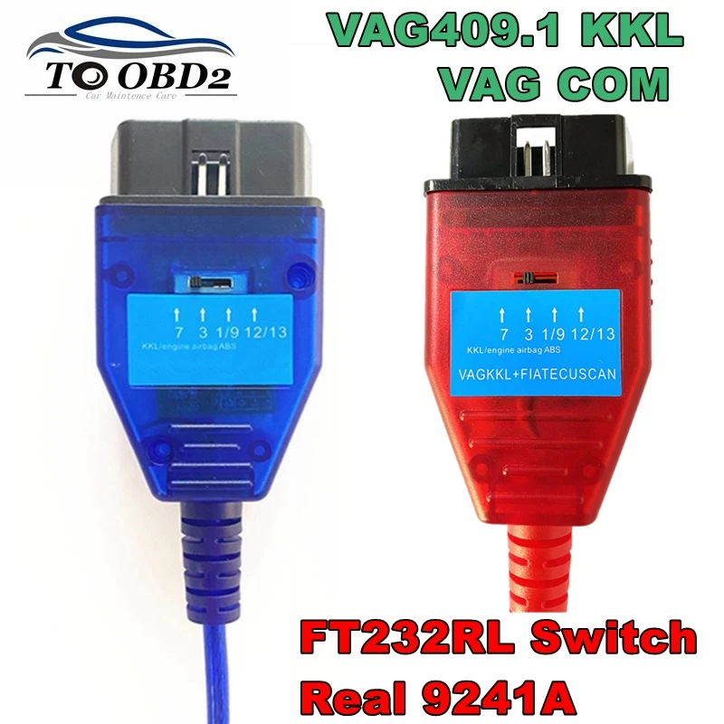 

For VAG 409 KKL with FTDI FT232RL/FT232RQ Chip Auto Scanner Cable KKL with Switch for Fiat/VAG Auto Diagnostic Interface Cable