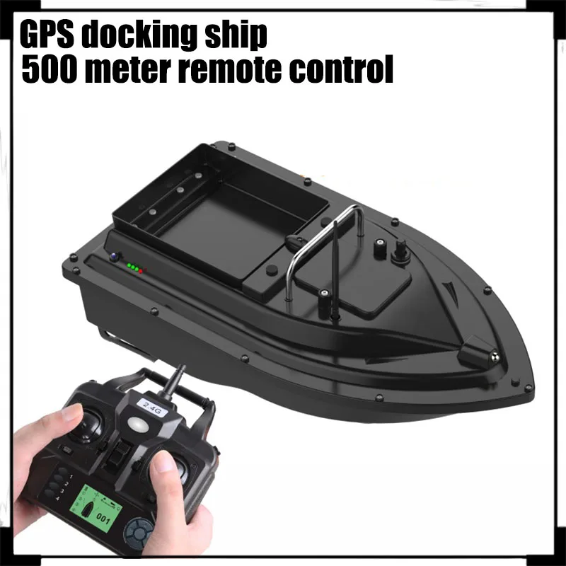 Nuevo Barco de anidación con control remoto inteligente GPS, gancho de posicionamiento de retorno automático eléctrico bajo de 500m, barco de invitación y anidación