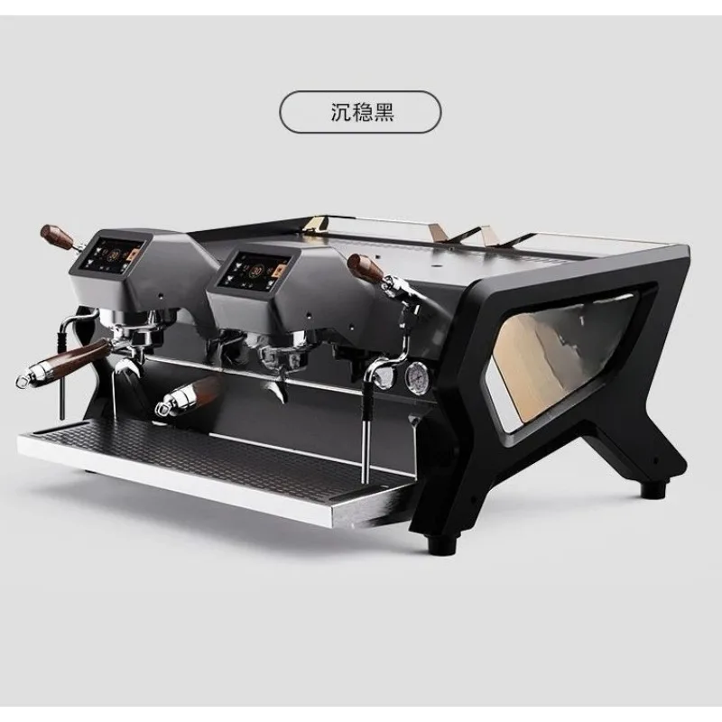 Double head coffee machine, double boiler system semi-automatic coffee machine
