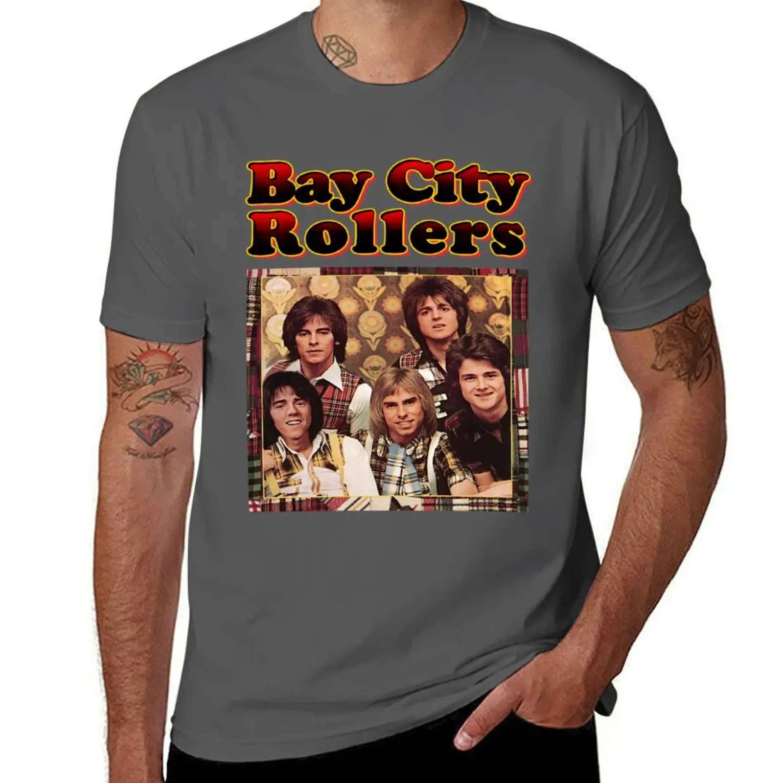 

Bay City Rollers T-Shirt man tshirt men t shirt cotton 100% t shirts for man cotton soft T-Shirt