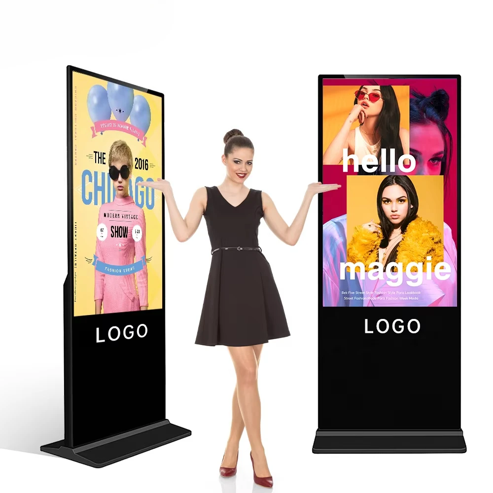 55 65 75 86-inch Ultra Luminous LCD Digital Promotional Screen for Exhibition Spaces Retail Interactive Digital Signboard