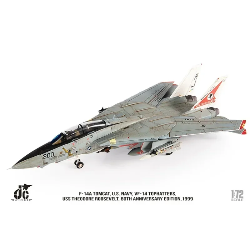 Metal Alloy 1/72 Scale 28cm Airplane Unit Model F14A F14 VF-14 Tomcat Fighter Aircraft Model Plane Toy For Collection