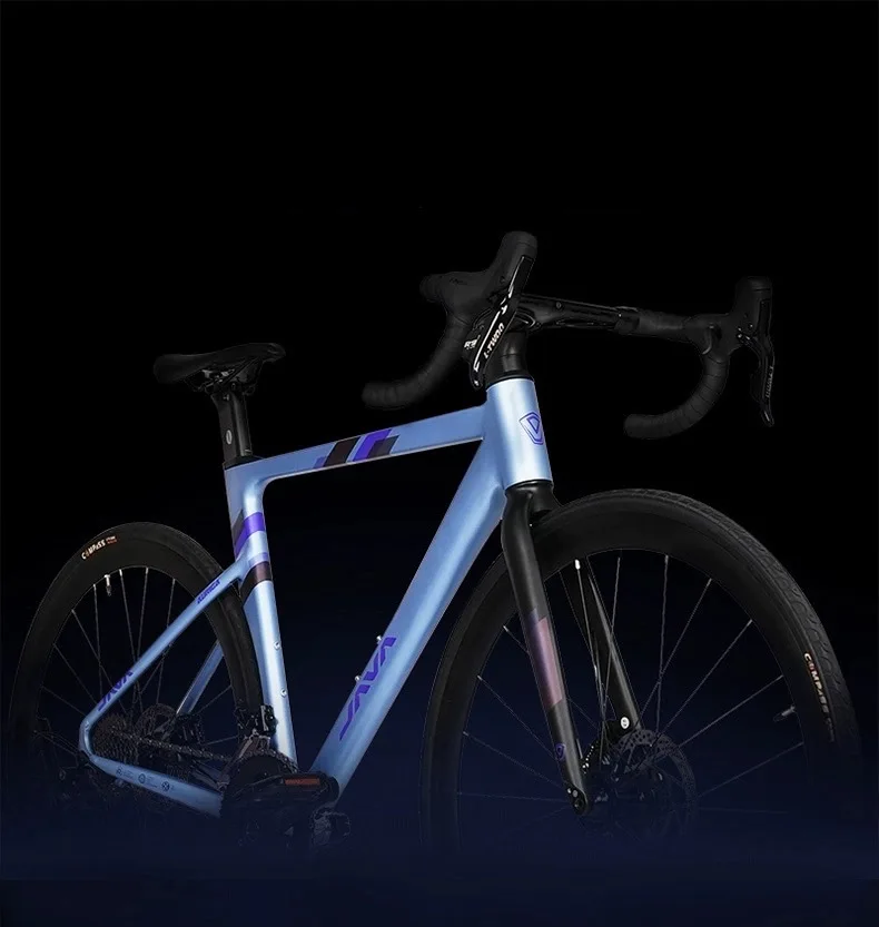 

JAVA AURIGA 18/24 Speed Racing Road Bike Aluminum Alloy 700C Bicycle LTWOO R5 RX With Hydraulic Disc Brake