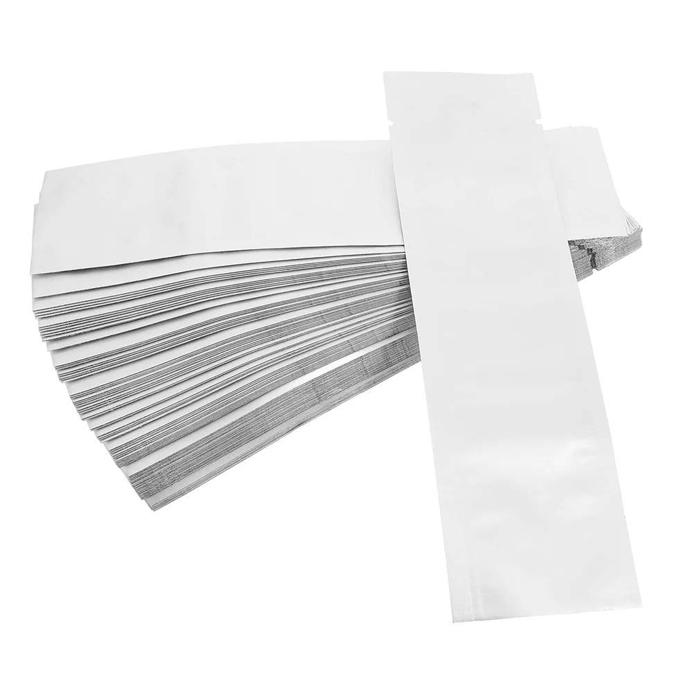 

100 Pcs Bendable Sealed Bag Vacuum Sealer Bags Zipper Storage Vaccuum Reusable Mini Heated Silver Pint Snack Freezer for
