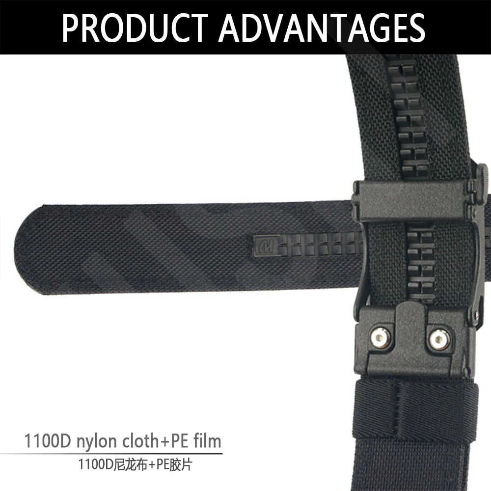TUSHI Armee Taktische Gürtel Quick Release Military Airsoft Training Molle Gürtel Outdoor Schießen Wandern Jagd Sport Gürtel – Detail 7