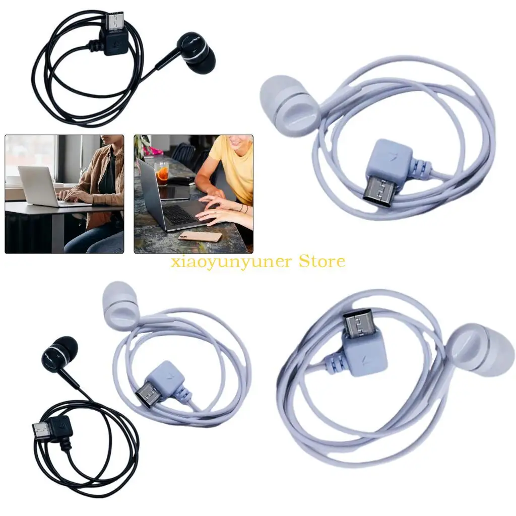 P9JB Ergonomic Single Ear Wireds Headphones PVC Construction 5Pin Connectivitys For Clear Sound Calls